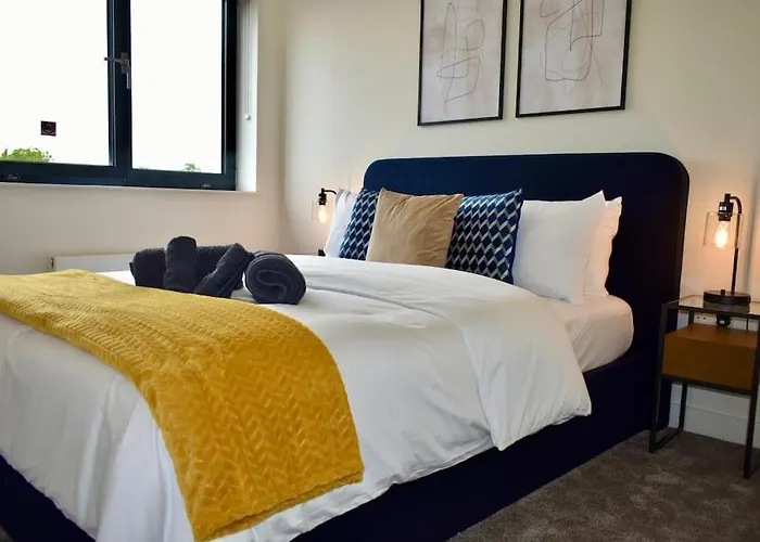 Stylish Modern 1Bed Apartment In Bedford